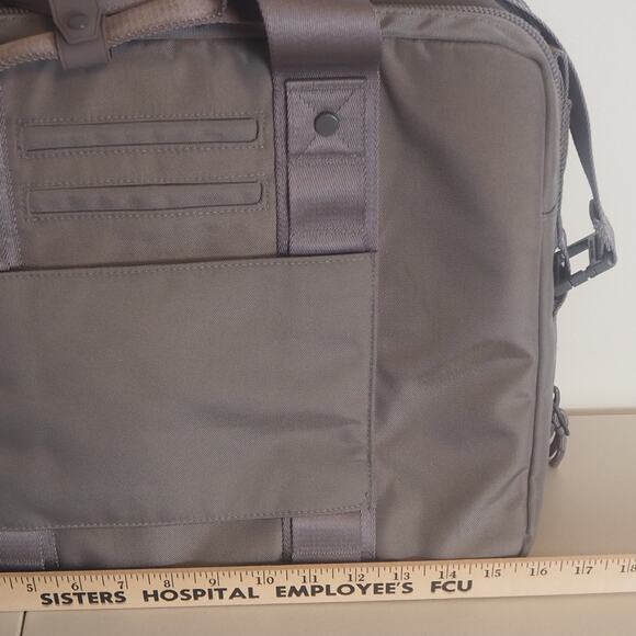 Dagne Dover Berlin Travel Brief Case in Ash 16" Laptop Bag Messenger Like New - Picture 14 of 16